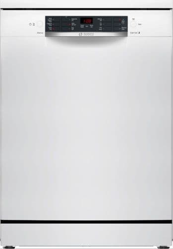 BOSCH 60cm Series 2 Freestanding Dishwasher White SMS26AW08G *5 YEAR WARRANTY