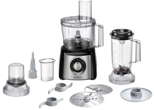 BOSCH Compact 2.3L Food Processor with 11 Accessories MCM3501MGB