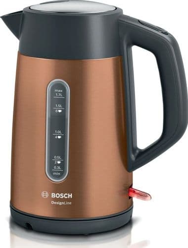BOSCH Design Line 1.7l Jug Kettle Metallic Copper TWK4P439GB