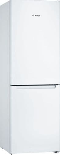 BOSCH Serie 2 176cm Freestanding No Frost Fridge Freezer White KGN33NWEAG