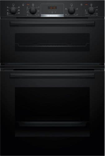 BOSCH Series 4 Built-In Double Oven Black MBA533BB3B