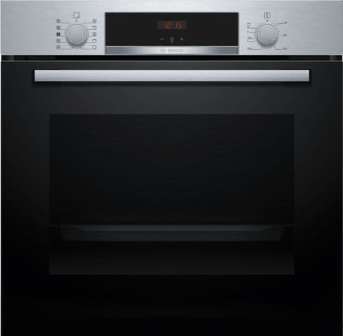 BOSCH Series 4 Electric Built-In Single Multifunction Oven with Steam Function St. Steel HQA534BS3B