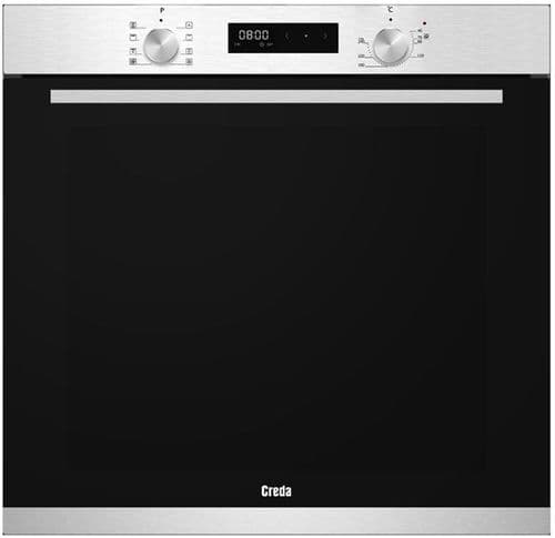CREDA Built-In Electric 80L Multifunction Fan Oven St. Steel C80BISMFX