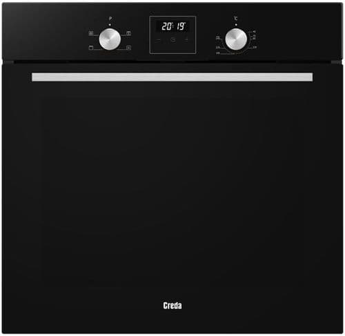 CREDA Built-In Electric Single Fan Oven Black C60BIFBL *3 YEAR WARRANTY