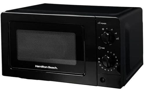 HAMILTON BEACH 20L 700w Manual Microwave Black HB70T20B