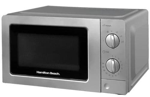 HAMILTON BEACH 20L 700w Manual Microwave Silver HB70T20S