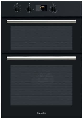HOTPOINT Built-In Double Electric Oven Black DD2540BL