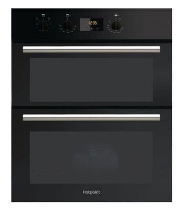 HOTPOINT Built Under Double Electric Oven Black DU2540BL