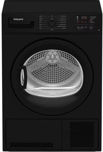 HOTPOINT Condenser Dryer 8kg Load Black CHDC82BBGDUK