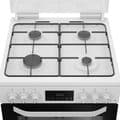 HOTPOINT Freestanding 60cm Gas Cooker with Twin Cavity White HTG6GDCW