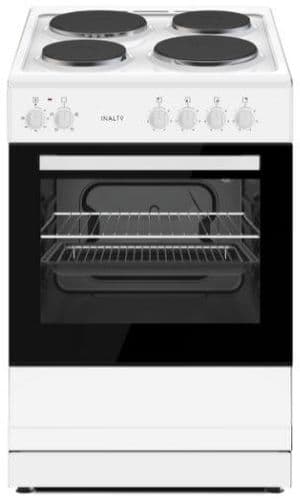 INALTO 60cm Freestanding Electric Cooker with Single Cavity White IN60SEW