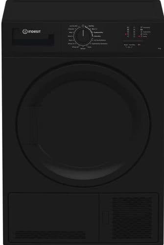 INDESIT Condenser Dryer 8kg Load Black CYDC82BBGLUK