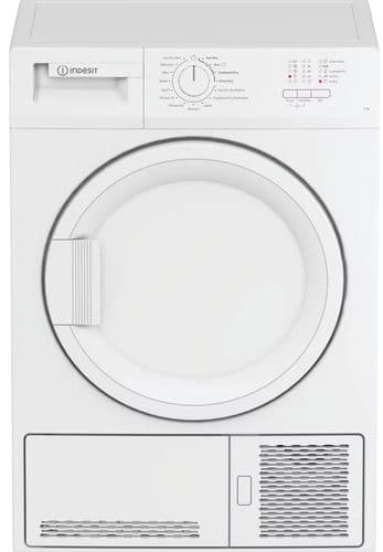 INDESIT Condenser Dryer 8kg Load White CYDC82WWGLUK