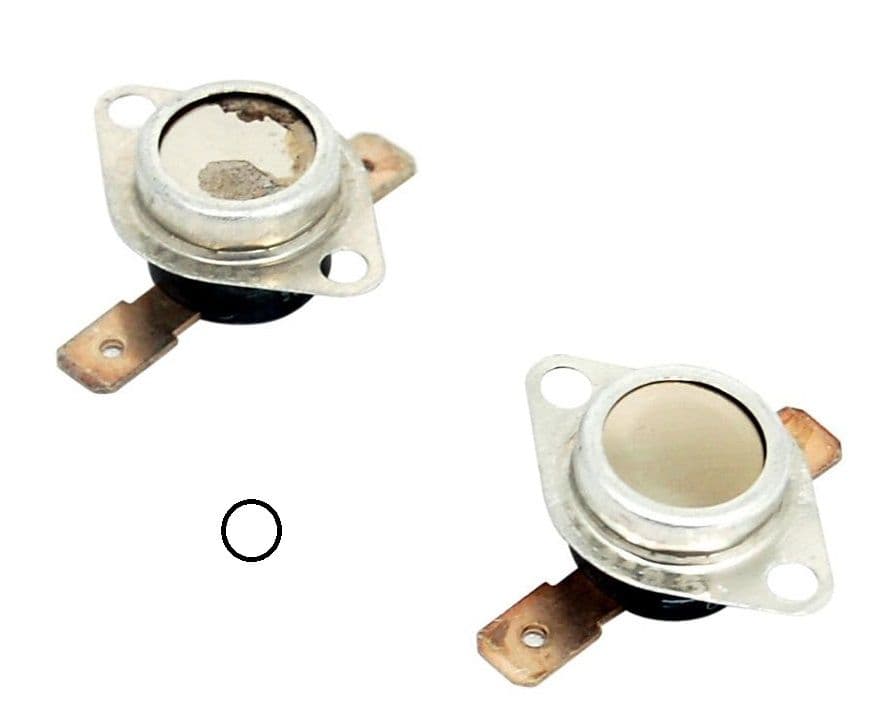 Spares2go Heizelement Thermostat für Indesit IDC75SUK Spares2go Heizelement Thermostat für Indesit IDC75SUK
