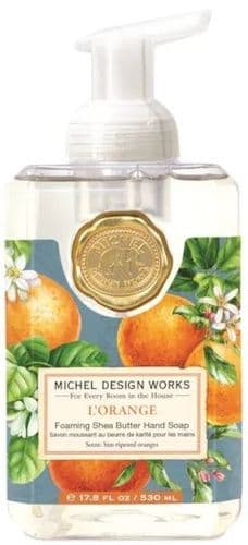MICHEL DESIGN WORKS Shea Butter Foaming Hand Soap- L'Orange