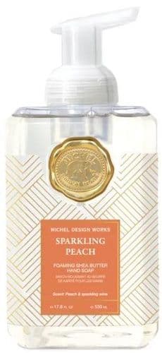 MICHEL DESIGN WORKS Shea Butter Foaming Hand Soap- Sparkling Peach