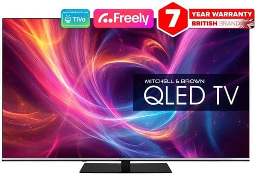 MITCHELL & BROWN 50'' QLED 4K UHD Borderless Smart TV Powered by Tivo JB-50Q1811