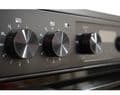 MONTPELLIER 60cm Freestanding Electric Cooker with Double Oven Black MDAFCD60FK