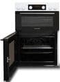 MONTPELLIER 60cm Freestanding Electric Cooker with Double Oven White MDAFCD60FW