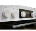 MONTPELLIER 60cm Freestanding Electric Cooker with Double Oven White MDAFCD60FW