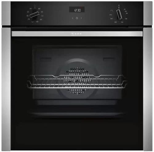NEFF Slide & Hide Built-In Single Multifunction Oven B3ACE4HN0B