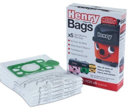 Sacchetti Per Henry Micro Turbo Plus Xtra 20 Sacchetti Per Aspirapolvere Numatic Henry E Hetty - Sacchetti In Microfibra Per Modelli Vari Henry Archer - Foto 11