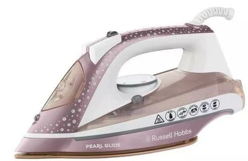 RUSSELL HOBBS Pearl Glide Rose Steam Iron 23972
