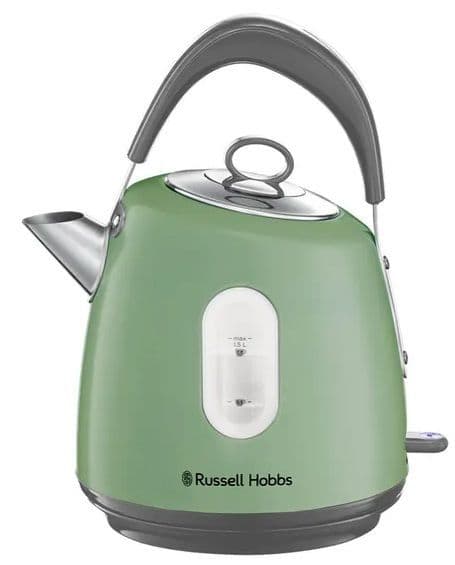 RUSSELL HOBBS Stylevia 1 5l Traditional Kettle Sage Green 28134 russell-hobbs-stylevia-1-5l-traditional-kettle-sage-green-28134