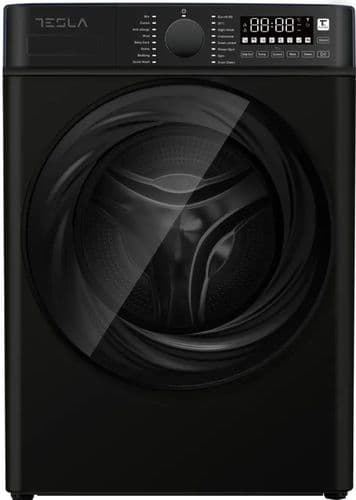 TESLA Inverter Drive Washing Machine 8kg Load 1400 Spin Black TWM81400B *5 YEAR WARRANTY