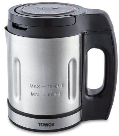 TOWER 1L Compact Soup Maker with St. Steel Blade T12056