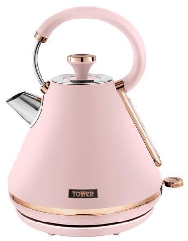 TOWER Cavaletto 1.7l Pyramid Kettle Pink and Rose Gold T10044PNK