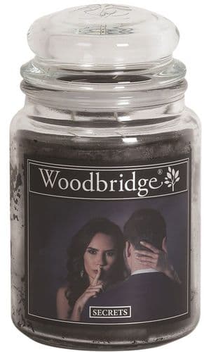 WOODBRIDGE Large Scented Candle Jar Secrets