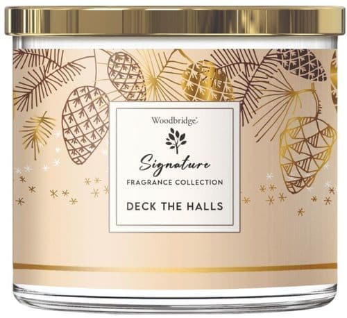 WOODBRIDGE Tumbler Candle Jar - Deck The Halls 410g