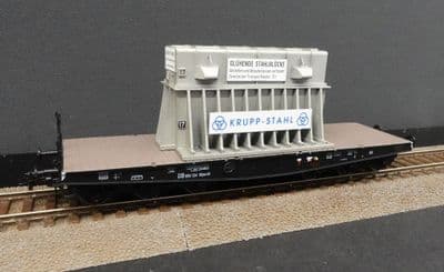 ArtiTec 2032109/487.801.93 Heavy duty transporter wagon with Krupp insulated steel slab carrier
