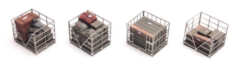 ArtiTec 387222 Metal postal cage pallets