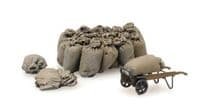 ArtiTec 387450 Platform cargo Jute sacks with cart