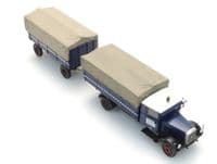 ArtiTec 387537 Hansa Lloyd Merkur civilian with trailer