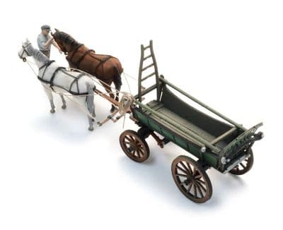 ArtiTec 387599 Horse drawn hay wagon