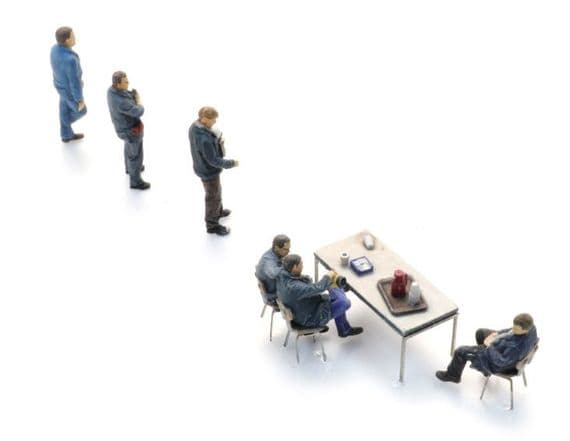 ArtiTec 5120005 6 Steelworkers tea break