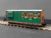 Bachmann 394-080 Brake Third Coach Ffestiniog Railway Green w/Red Ends No10