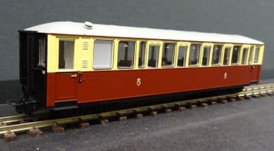 Bachmann 394-100 Narrow Gauge Bogie Coach Ffestiniog Tin Can coach