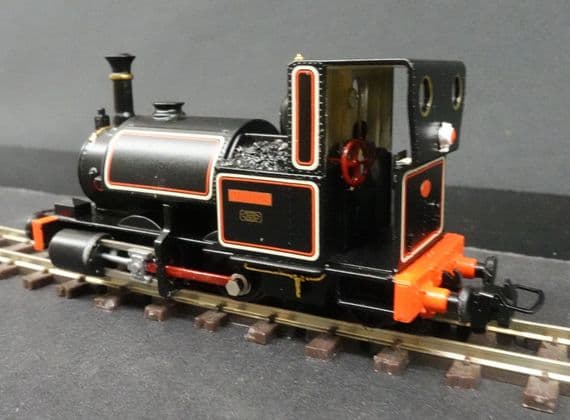 Bachmann 59101B Upgraded  Backhead Talyllyn Fletcher, Jennings & Co 0-4-2ST (Black)