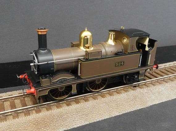 Dapol 4S-517-002 GWR 517 Class  0-4-2 Lined Chocolate 524
