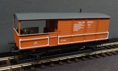 Dapol 7F-300-008 Toad 20t Brake Van (Diagram AA21) BR Bauxite W17445