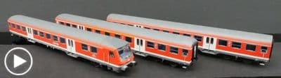 ESU 36515/36516/36517  Set of 3 DB Regio coaches with lighting