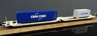 ESU 36549 AAE Twin Container Wagon