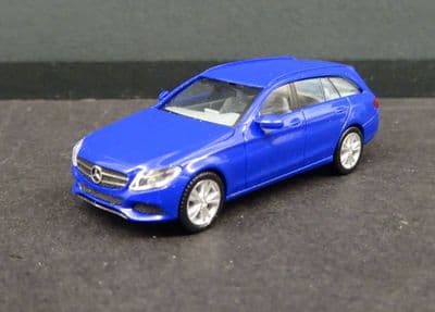 Herpa 013284-002 Mercedes Benz C-Klasse Blue