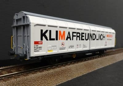 Hobbytrain H45102 SBB Migros Hbbillns 4 Wheel Long Wheelbase Van