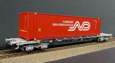 Jouef HJ6241 SNCF Sgss Norbert Dentressangle 45' Container Wagon