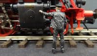 KM-1 460222A Loco driver Lambrecht  1:45